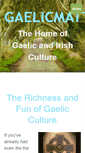 Mobile Screenshot of gaelicmatters.com